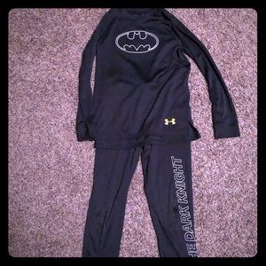 Batman Under Armour track suit sport set